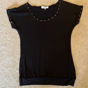 Calvin Klein black beaded top